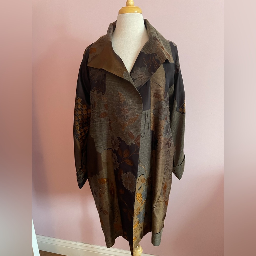 Vintage Floral Patchwork Coat